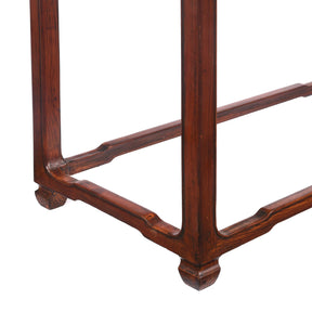 Chinese Red Elm Half Table - Late 20thC