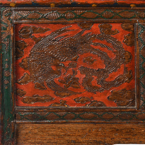 Painted Choksar Prayer Table from Tibet - 19th Century