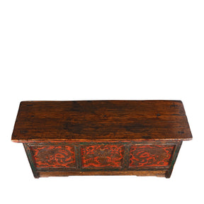 Painted Choksar Prayer Table from Tibet - 19th Century