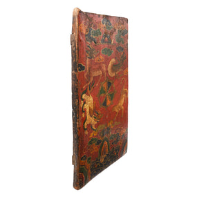 Original Painted Tibetan Door - 19th Century