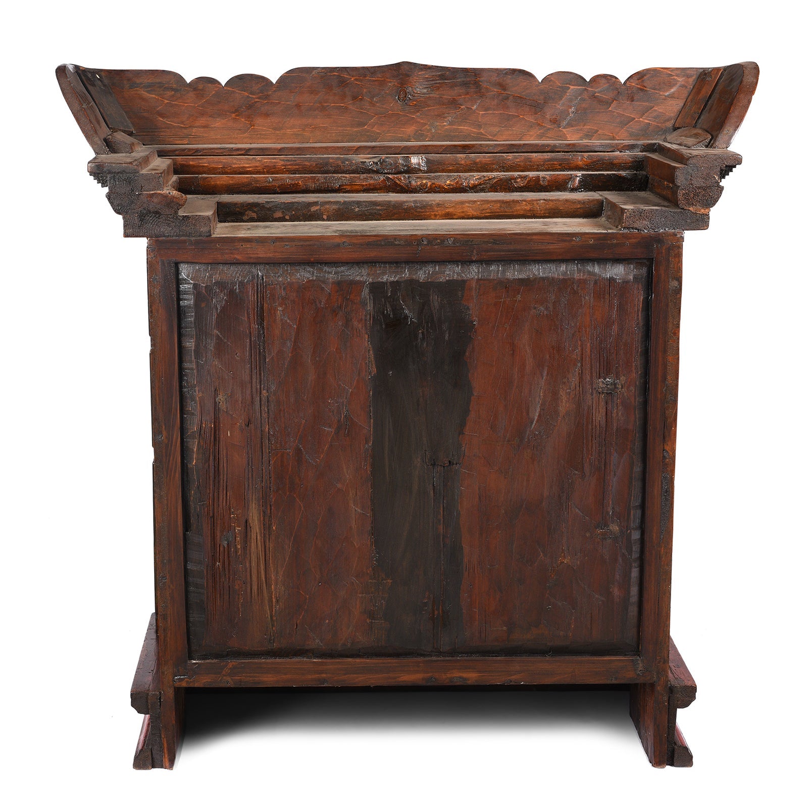 Painted Tibetan Altar Cabinet - 19th Century