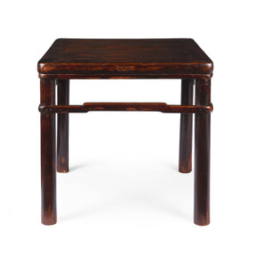 Chinese Square Side Table From Shanxi - 19th Century