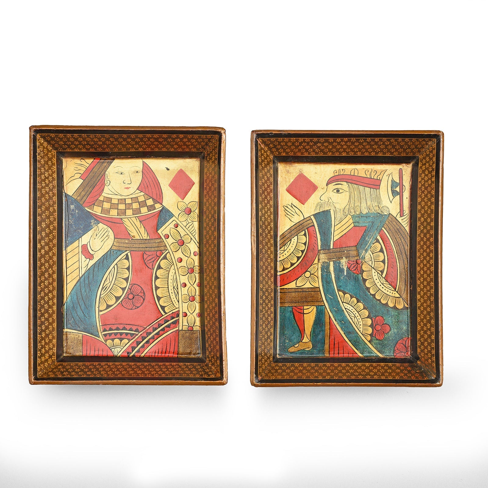Canton Export Lacquer 'Pope Joan' Games Box - Early 19th Century