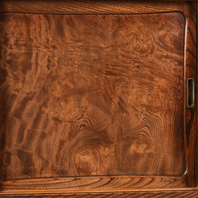Japanese Burr Keyaki Cha Dansu Chest - Taishō Era