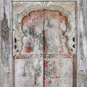 Indian Balcony Panel Kutch - 19th Century With Later Painting