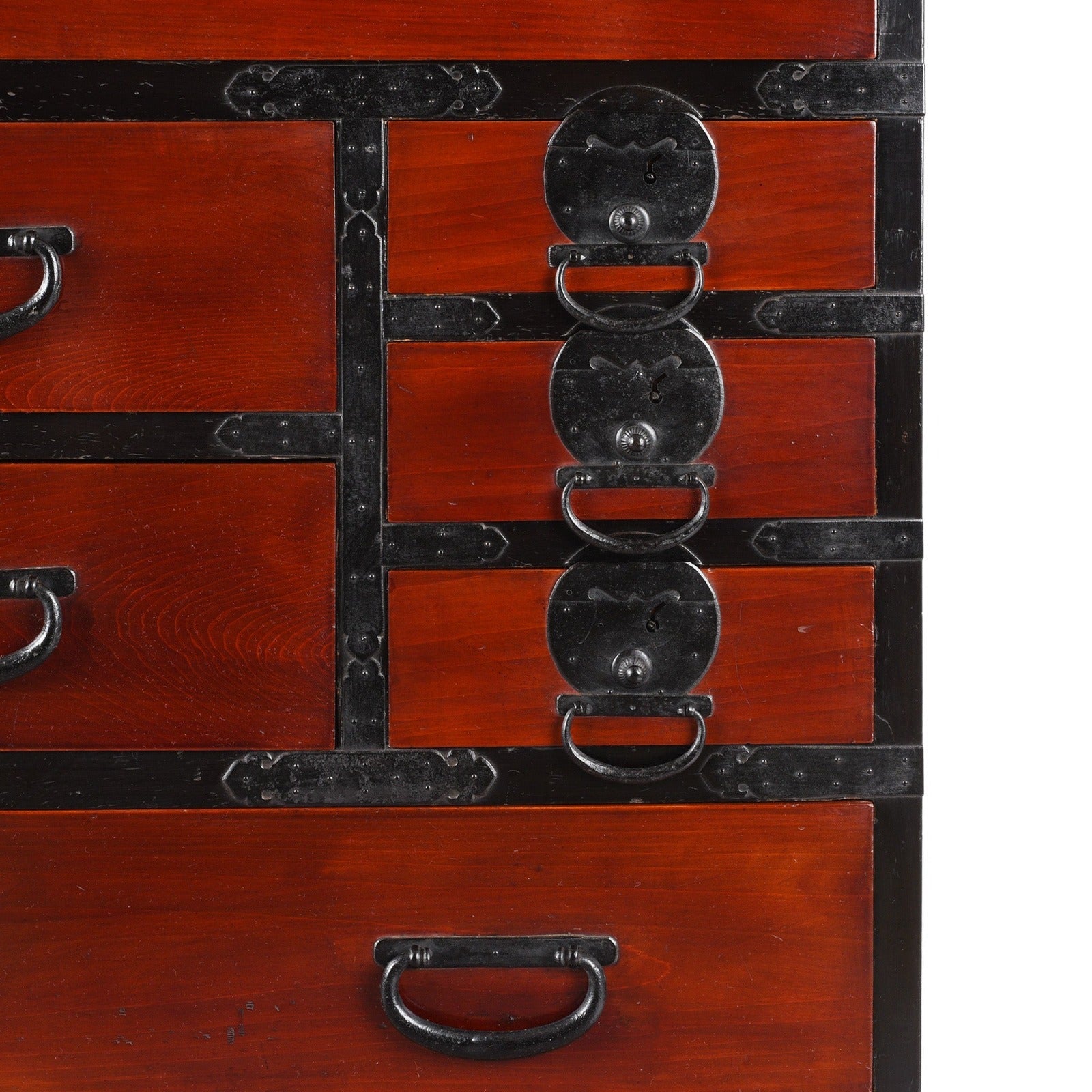 Lacquered Japanese Kansai Isho Dansu - Meiji Era
