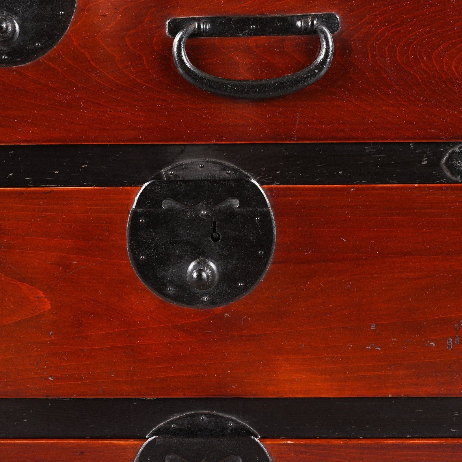 Lacquered Japanese Kansai Isho Dansu - Meiji Era