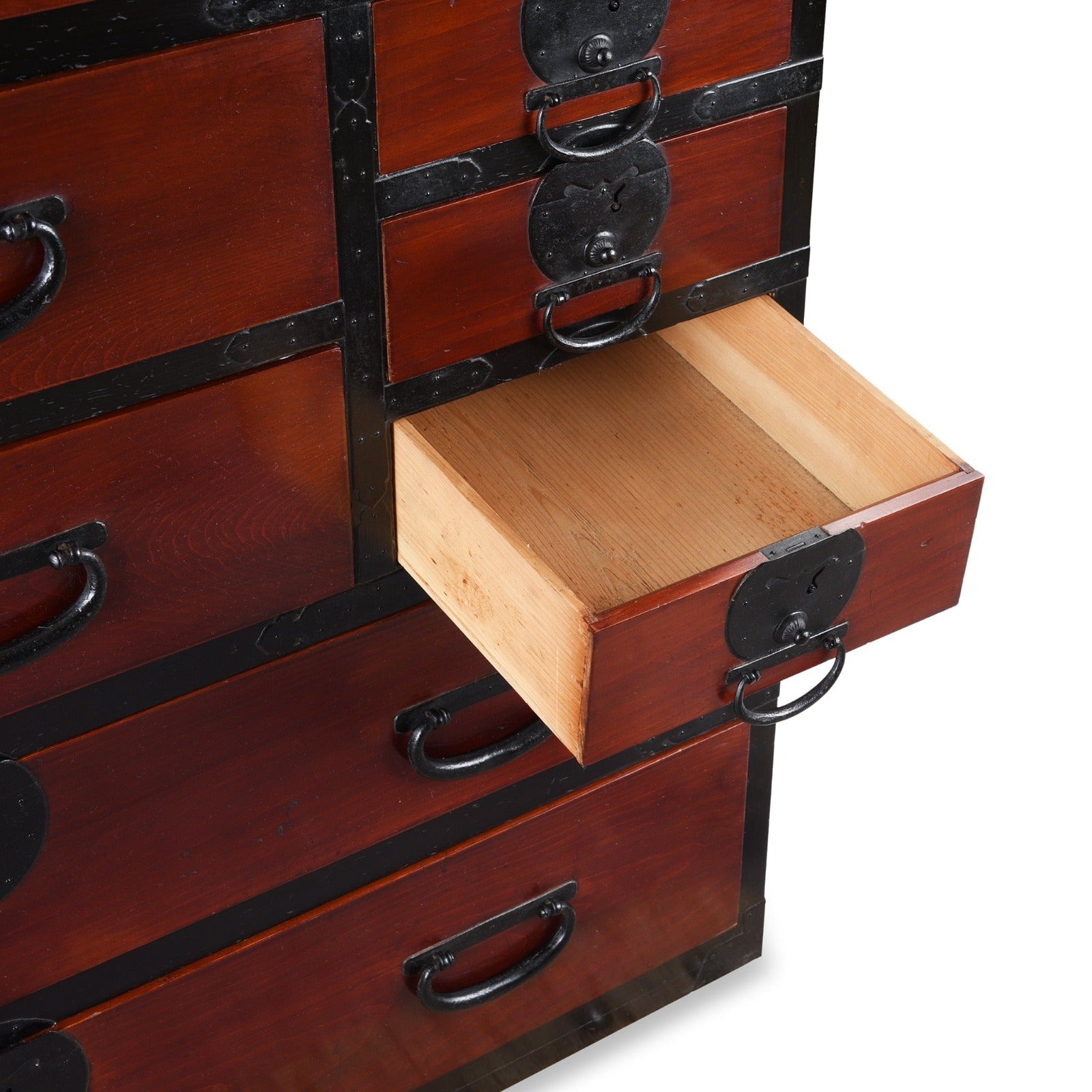 Lacquered Japanese Kansai Isho Dansu - Meiji Era