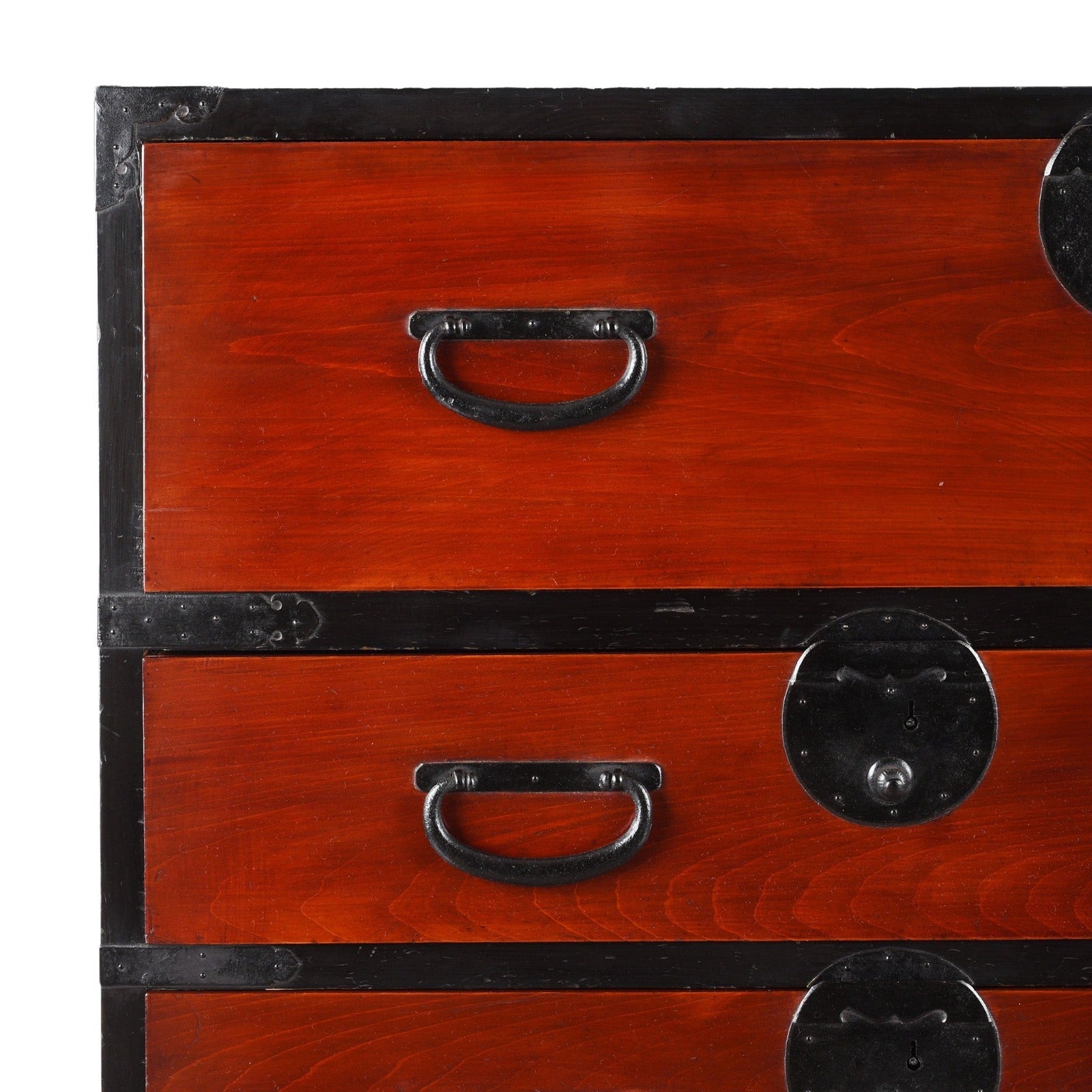 Lacquered Japanese Kansai Isho Dansu - Meiji Era