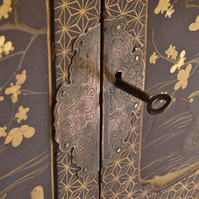 Japanese Gilt Lacquer Kodansu Jewellery Cabinet - Meiji Period