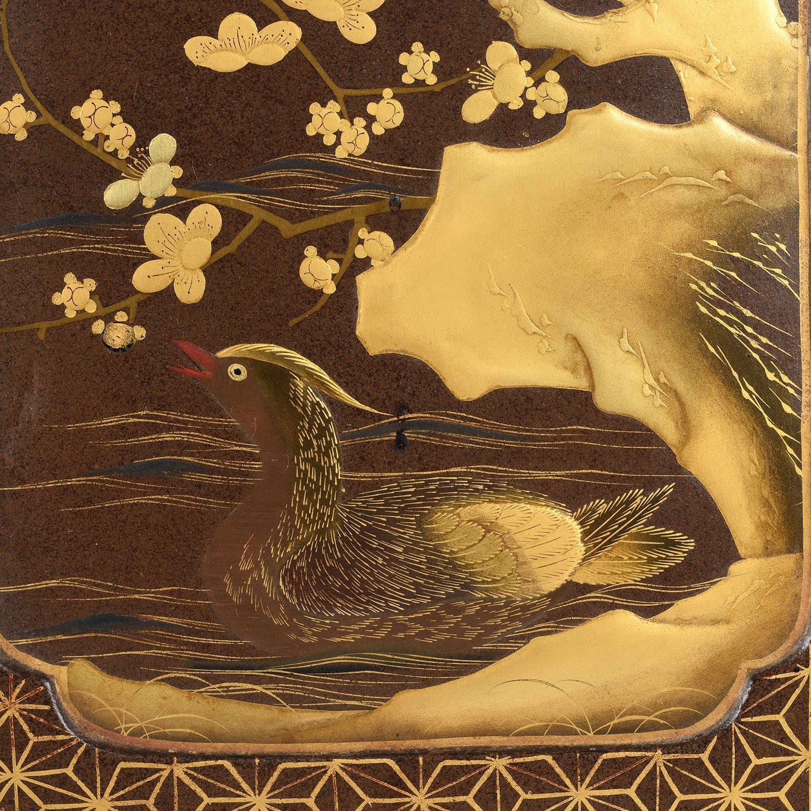 Japanese Gilt Lacquer Kodansu Jewellery Cabinet - Meiji Period