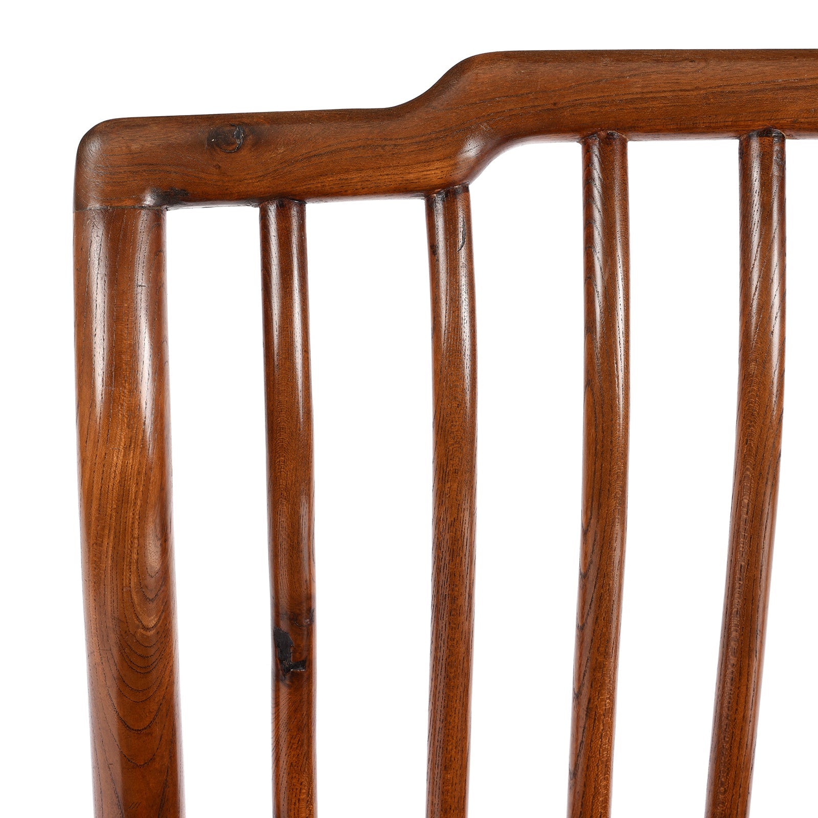 Chinese Red Elm Book Chair - 19th Century