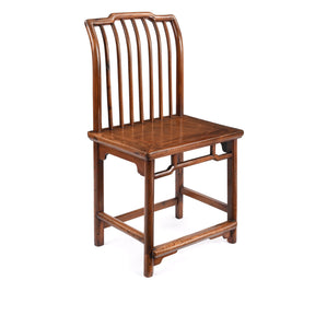 Chinese Red Elm Book Chair - 19th Century