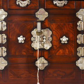 North Korean Morijang Side Cabinet - Ca 1900