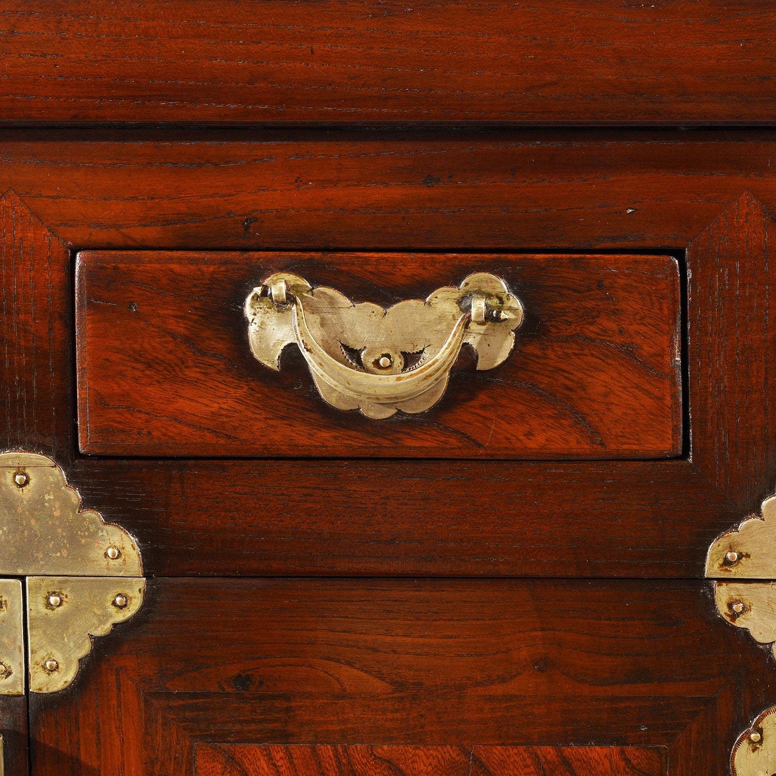 North Korean Morijang Side Cabinet - Ca 1900
