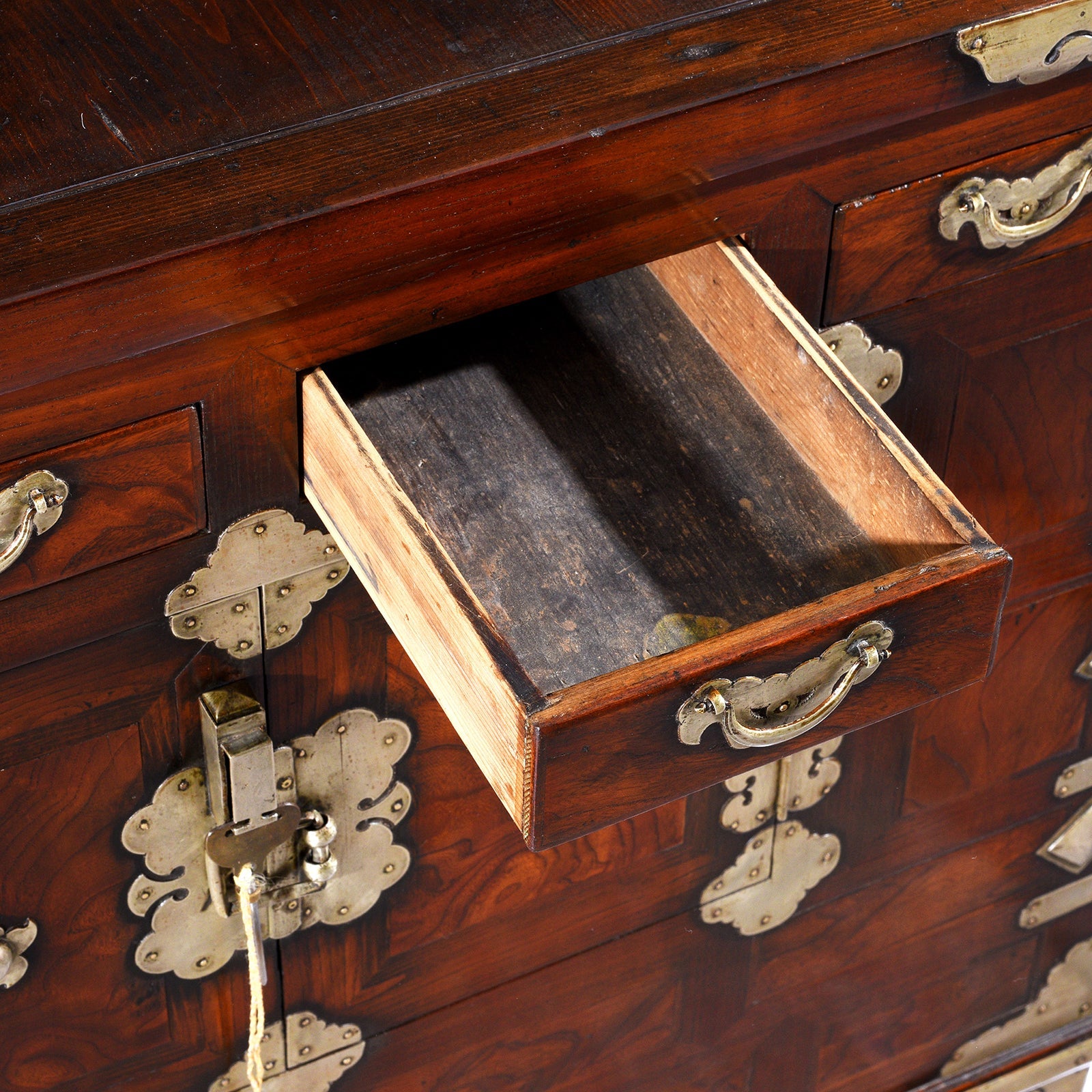 North Korean Morijang Side Cabinet - Ca 1900