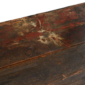Painted Mongolian Chest On Stand - 19th Century