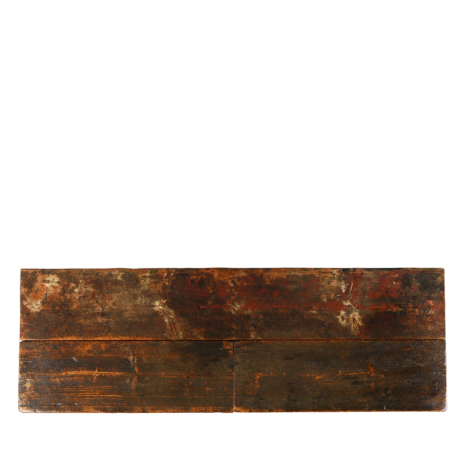 Painted Mongolian Chest On Stand - 19th Century
