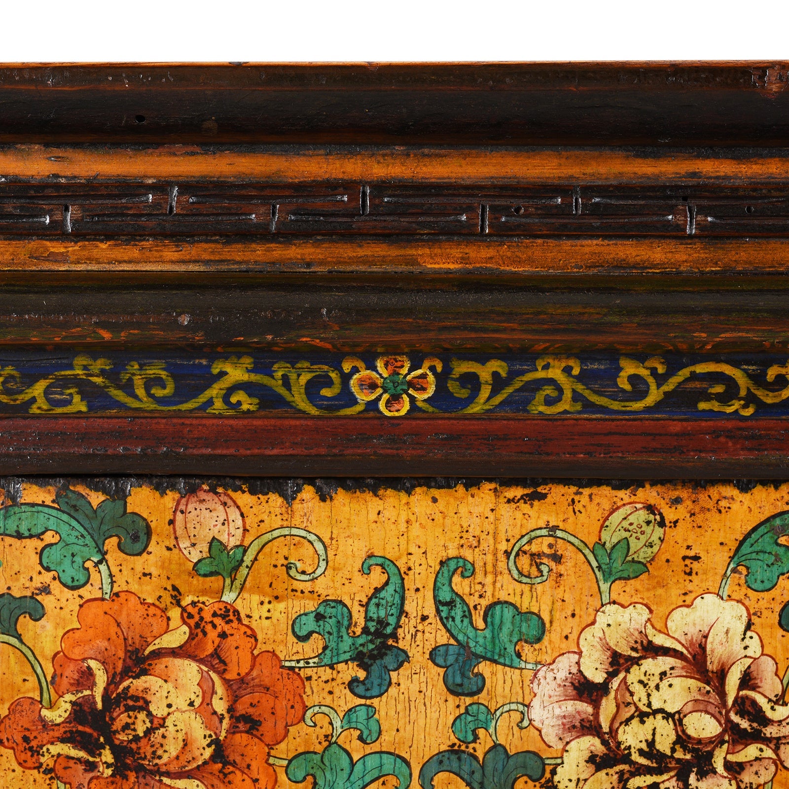 Painted Central Tibetan Cabinet - 19th Century
