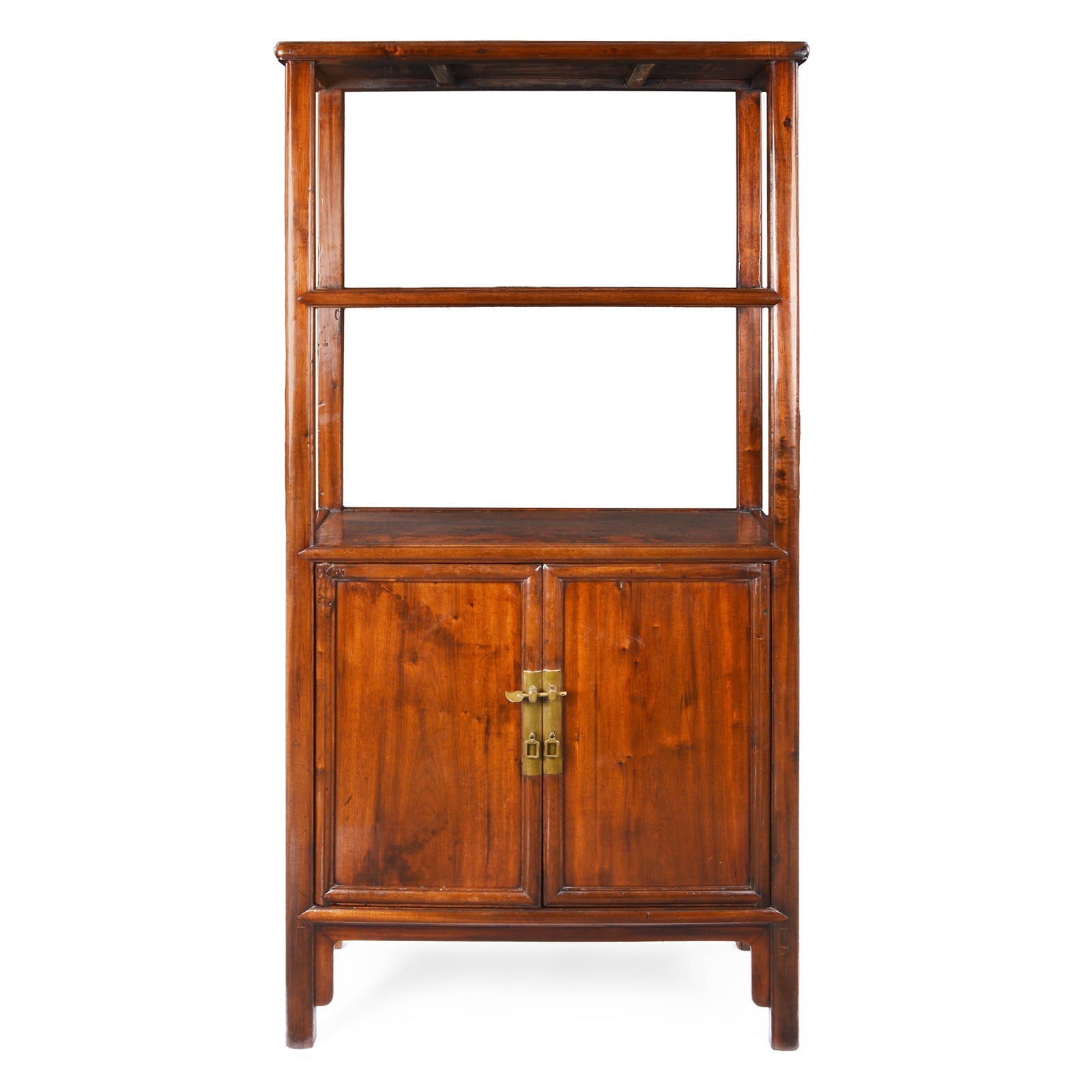 Chinese Walnut Shelf From Jiangsu - 19th Century