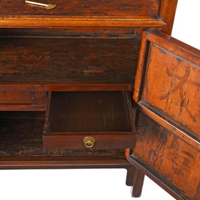 Chinese Walnut Shelf From Jiangsu - 19th Century