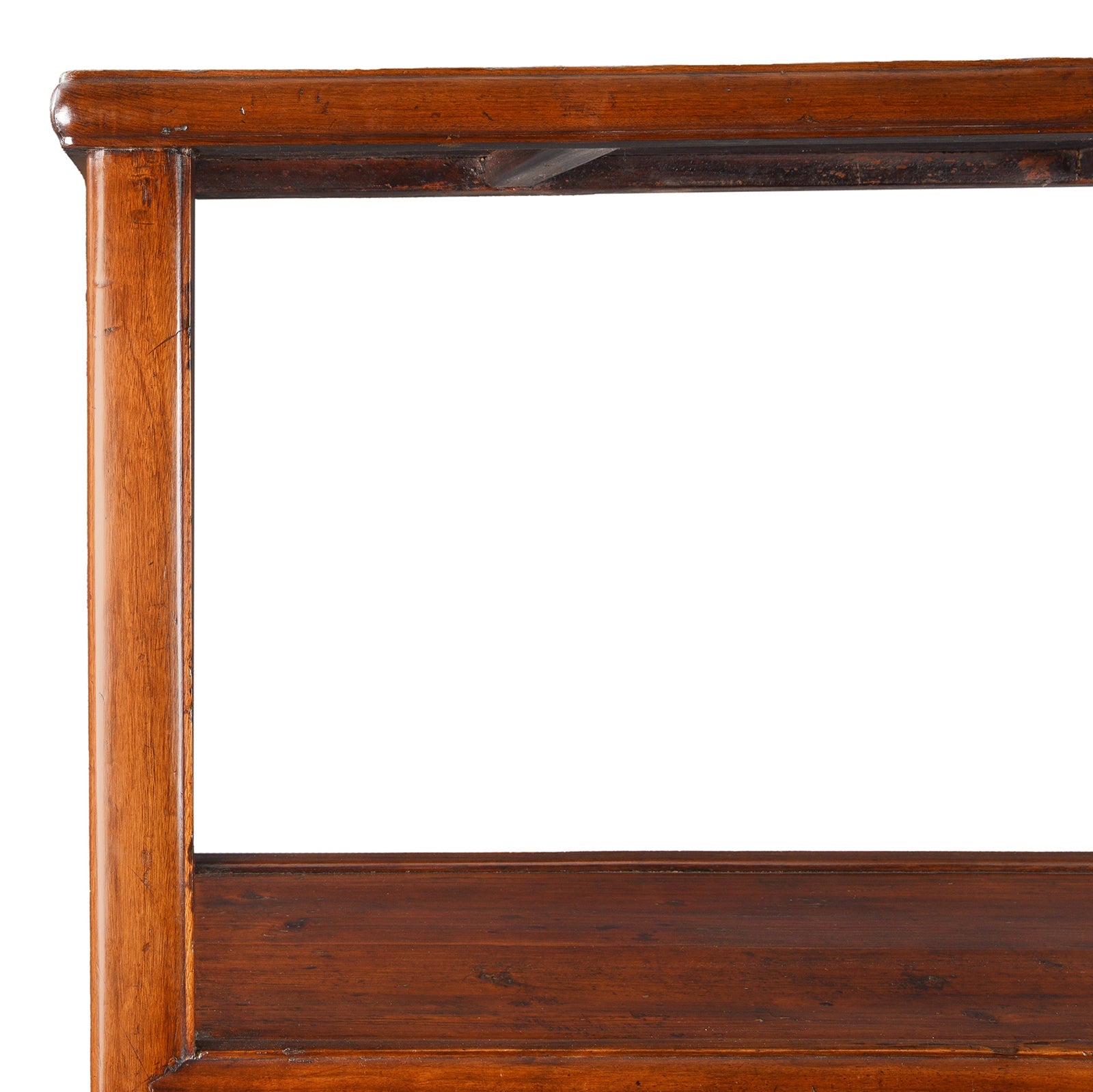 Chinese Walnut Shelf From Jiangsu - 19th Century
