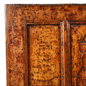 Painted Cabinet From Gansu - 19th Century