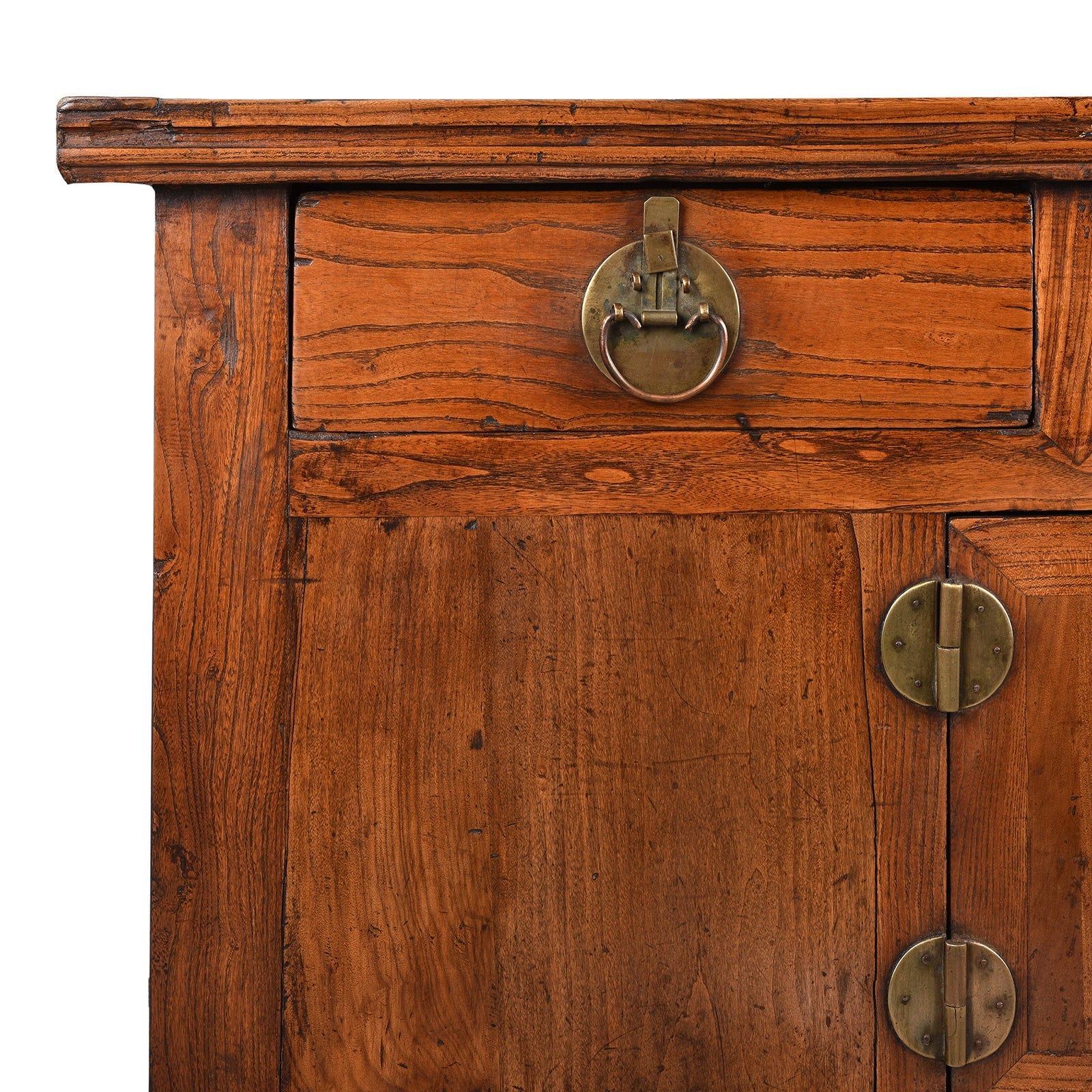 Elm Chinese Sideboard From Peking - 19th Century