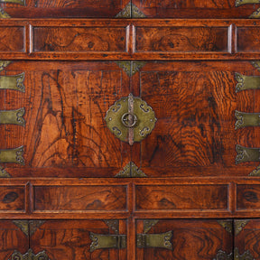 Korean Mandarin Duck Jang Cabinet - 19th Century