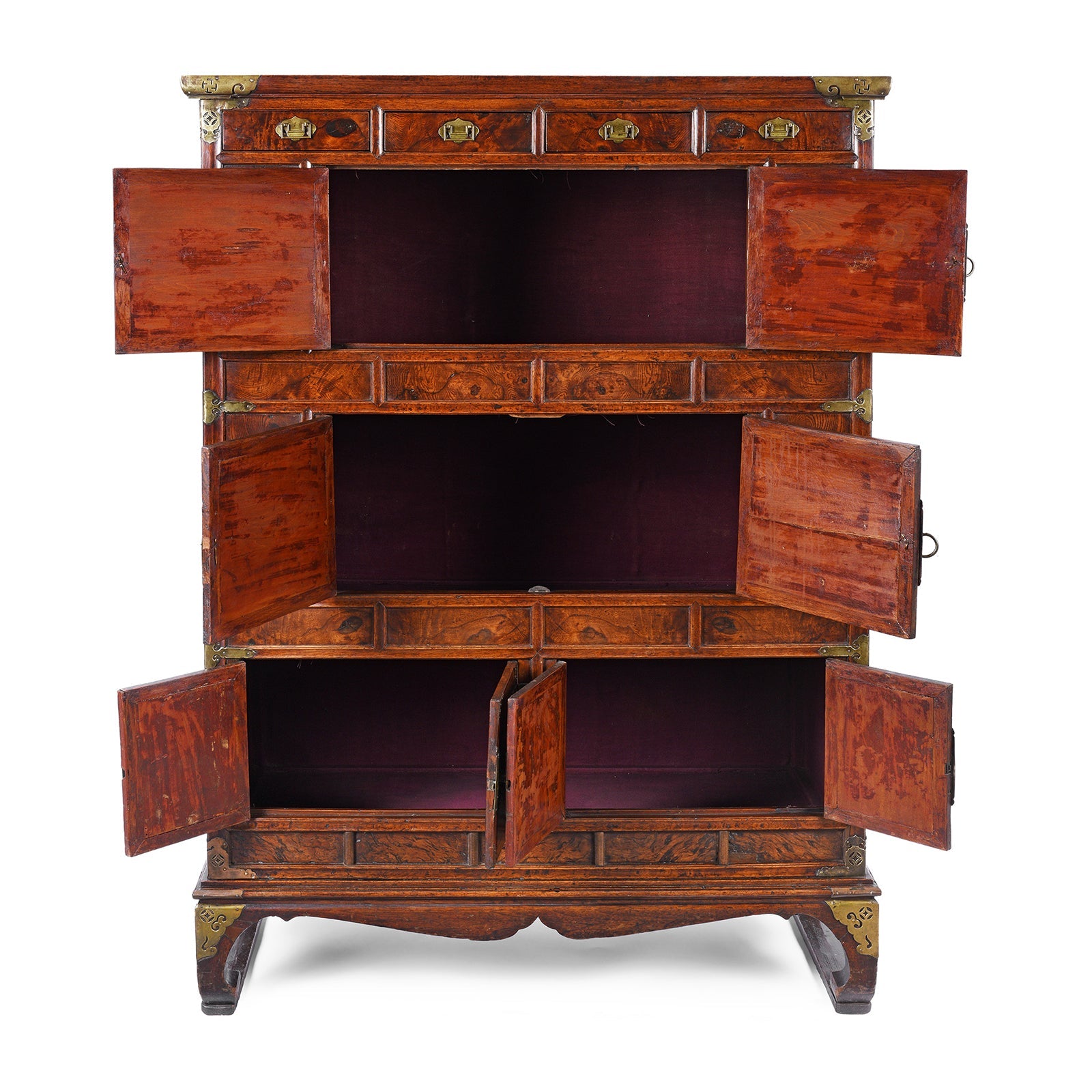 Korean Mandarin Duck Jang Cabinet - 19th Century