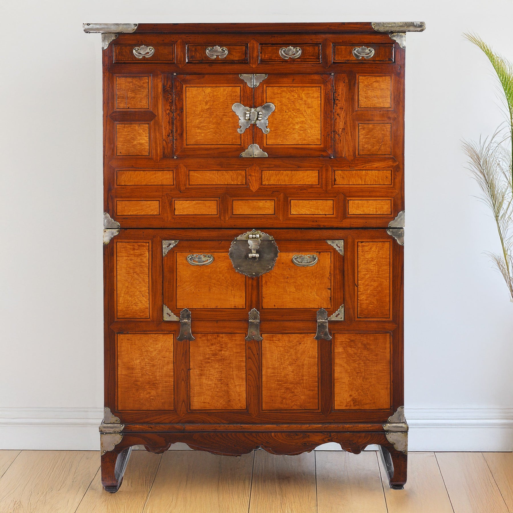 Korean Jeonju Jang Cabinet on Stand - 19th Century