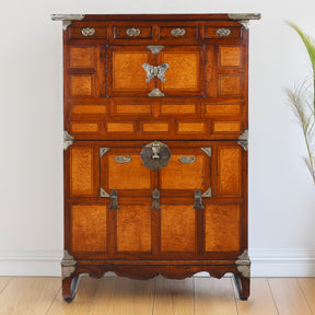 Korean Jeonju Jang Cabinet on Stand - 19th Century