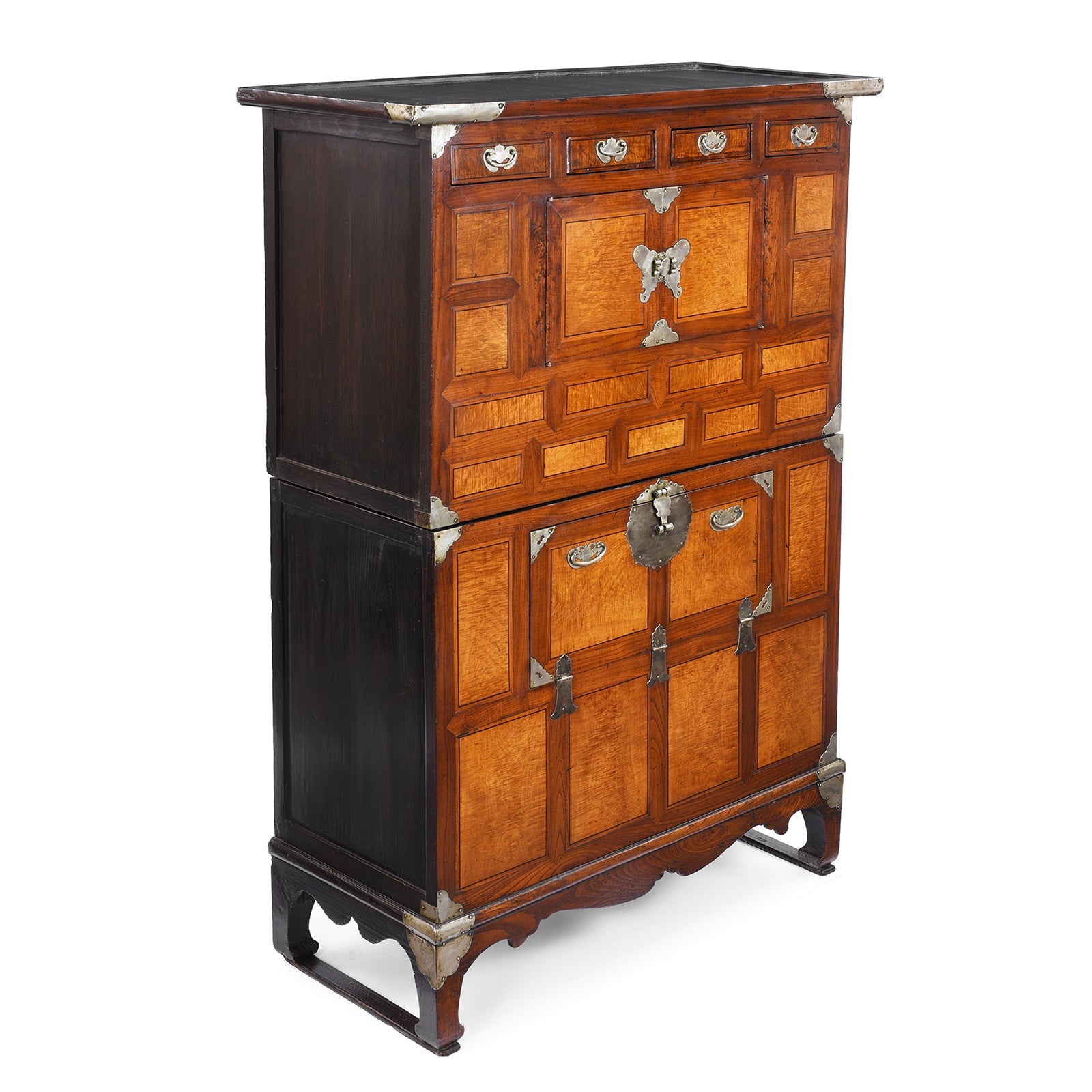 Korean Jeonju Jang Cabinet on Stand - 19th Century