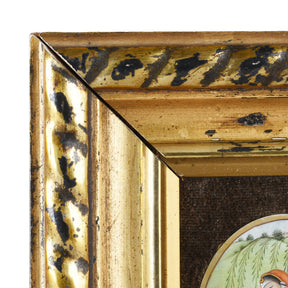 Gilt Framed Indian Miniature Painting - Indian, 19th Century