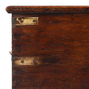Brass Bound Indian Teak Chest  - 19th Century