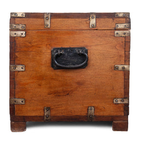 Burmese Brass Bound Military Chest - 19thC
