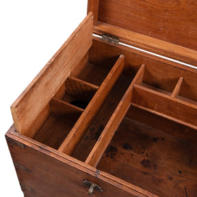 Burmese Brass Bound Military Chest - 19thC