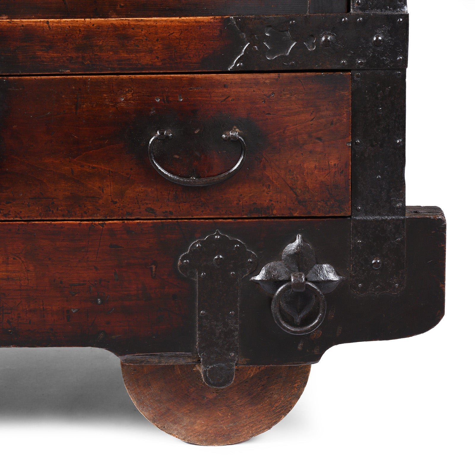 Japanese Kuruma Dansu From Yonezawa - Edo Period