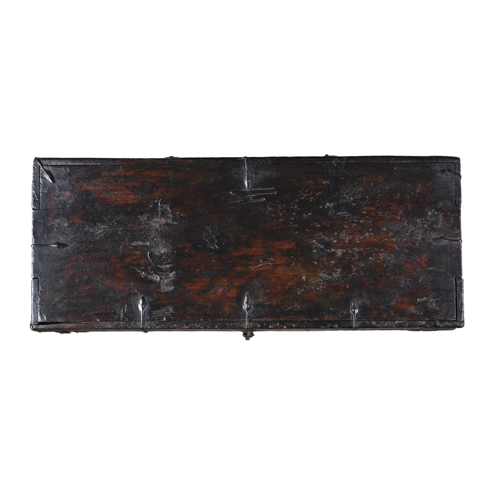 Painted Tibetan Dragon Storage Chest - 18th Century