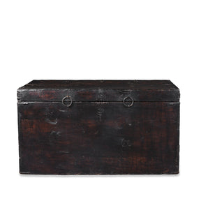 Painted Tibetan Dragon Storage Chest - 18th Century