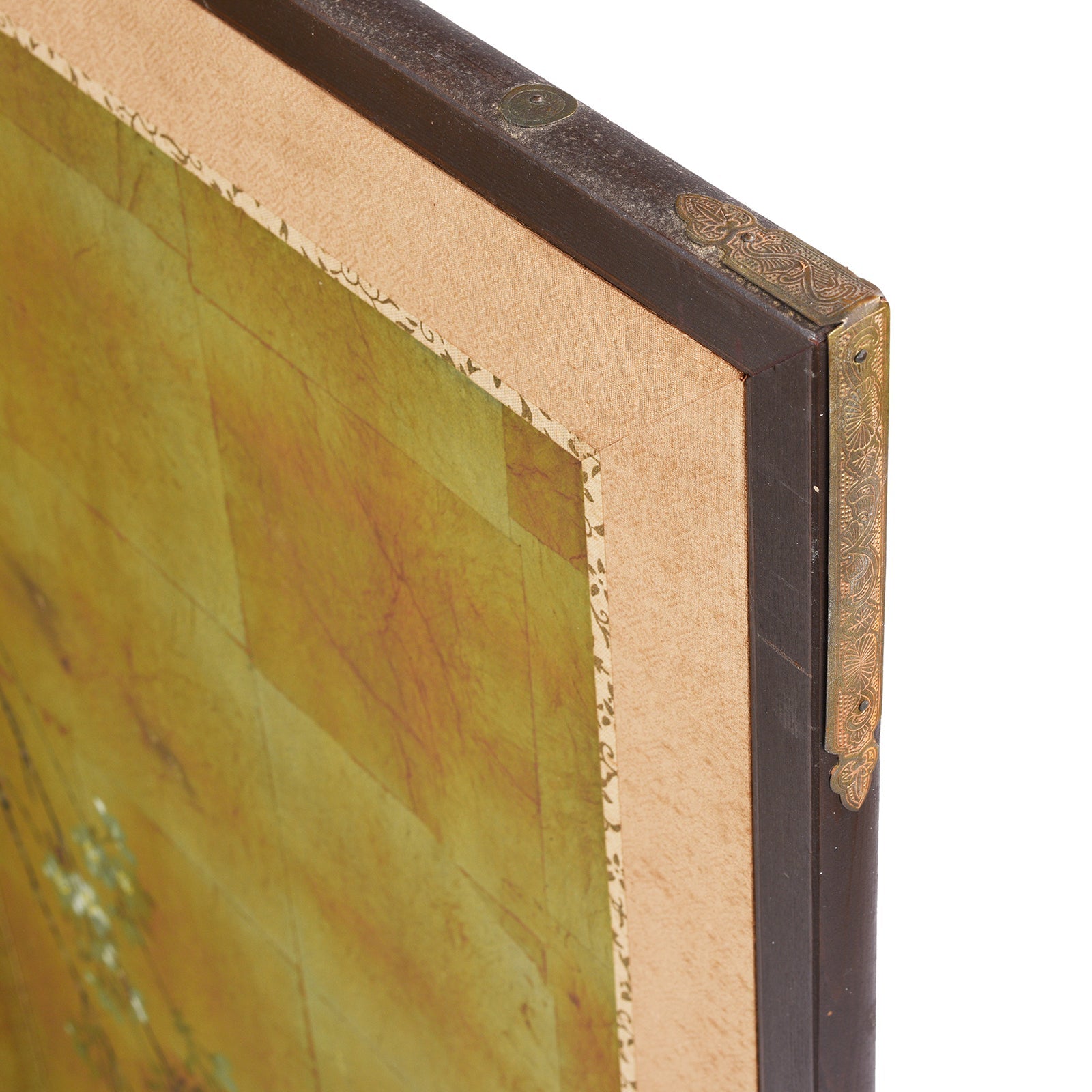 Japanese Gold Rinpa Style Byobu Screen - Showa Era