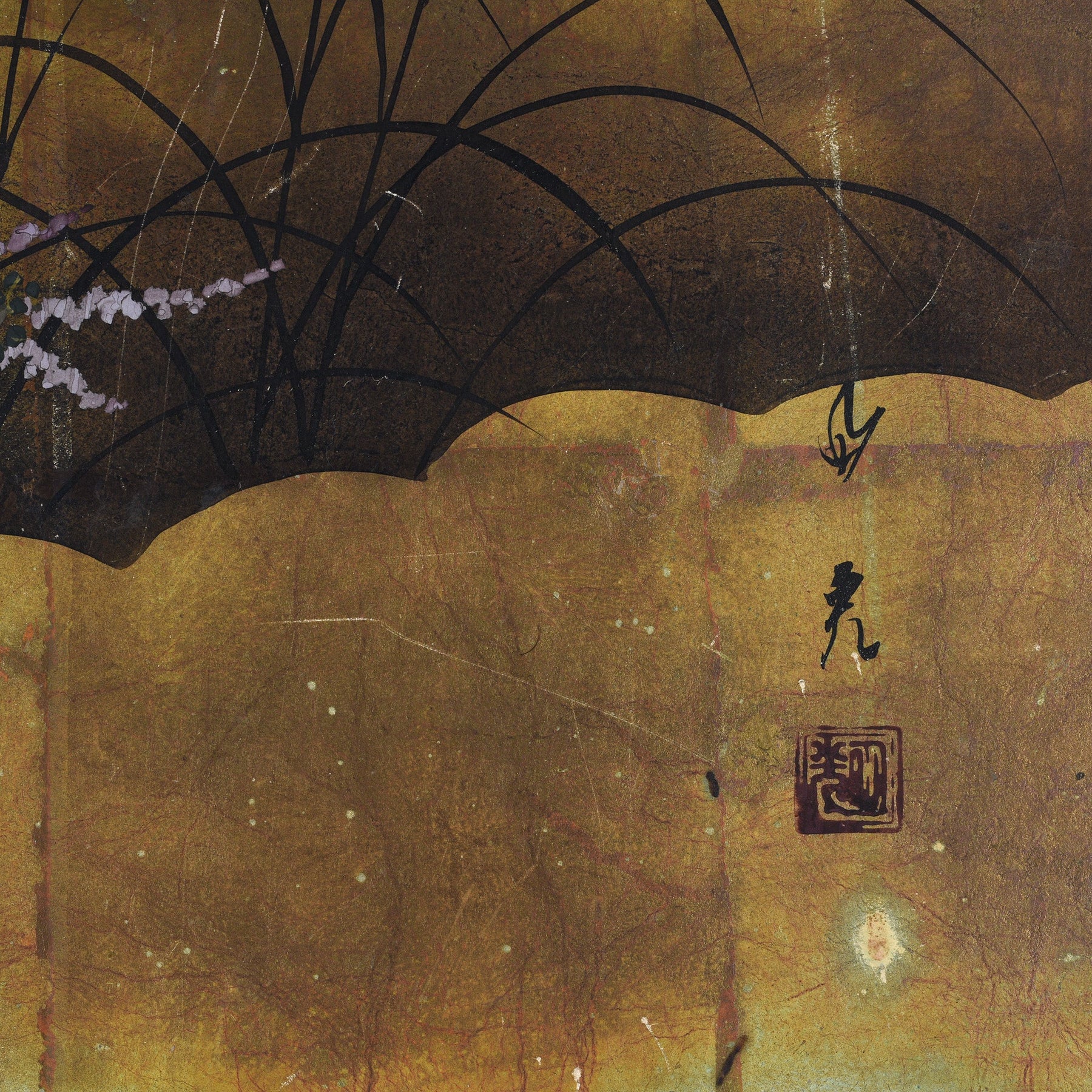 Rinpa Style Byobu Screen - Early 20th Century
