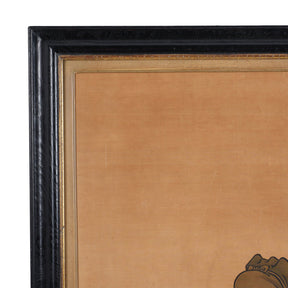 Ancestor Painting of a Male Official - Watercolour on Silk - 19th Century