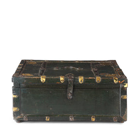 Painted Merchants Box From Bikaner - 19th Century