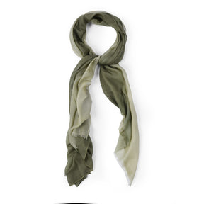 Hand Dyed Spring Green Shawl – 100% Cashmere from Nepal