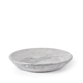 Vintage Carved Marble Bowl From Rajasthan - Ca 1930