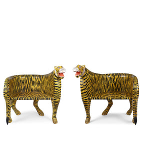 Painted Indian Tiger Chair