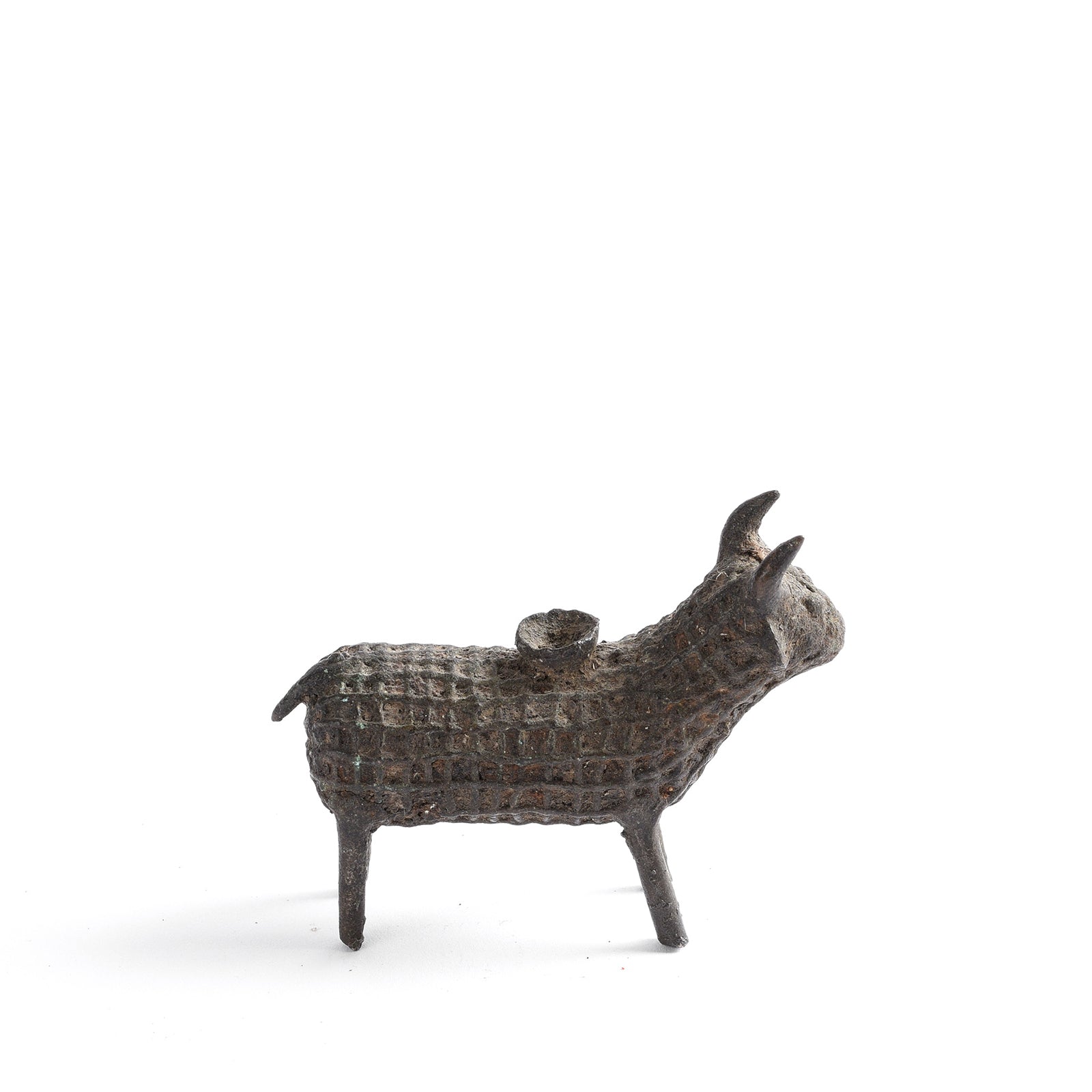 Kondh Dokra Bronze Zebu Bull From Orissa - Early 20thC