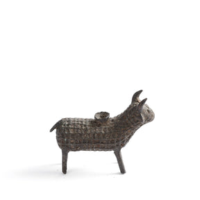 Kondh Dokra Bronze Zebu Bull From Orissa - Early 20thC