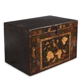Painted Opera Chest From Shanxi - 19th Century